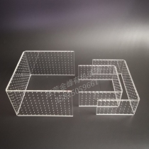 Acrylic Feeding Circle Ornamental Pet Shrimp Feeder Shrimp Grain Plate Feed Pot Crystal Shrimp Feeding Pot