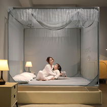 Brief Nordic wind full bottom anti-fall mosquito net stable anti-fall full bag plus high U type three door zipped zipper can be removed