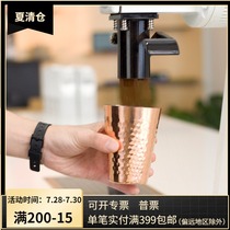 Japan original Tsubame pure copper coffee grinder powder cup smell cup EK43 powder electrostatic buster