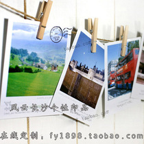 40 Peninsula iron box lomo card customization 3 inch photo DIY postcard personality wallet photo customization