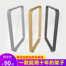 Customized one-sided arc office table stand bar foot table leg cabinet support foot table stand iron stand
