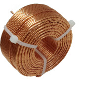 Audio frequency divider seven-core inductance oxygen-free copper air core inductance 0 5mm * 7 multi-strand hollow inductance coil