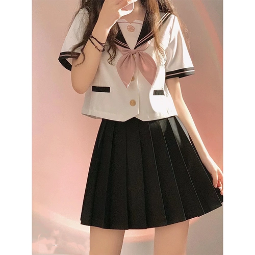 Дисней, военно-морская студенческая юбка в складку, платье, комплект