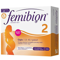 German femibion Ivian 2 segment of pregnant women special folic acid tablets during pregnancy nutrients 4 weeks pregnancy 13-40 weeks