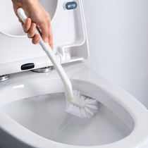 Japanese long handle toilet brush without dead corner soft hair toilet brush inner side brush household toilet cleaning brush toilet brush
