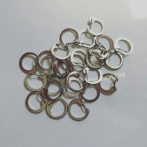 Fixed security work clothes number hanging buckle uniform iron metal number hook buckle mounting card ring kit