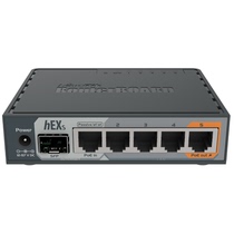 MikroTik RB760iGS hEX S Full Gigabit 5-port electrical port 1-port optical port POE Router weak box