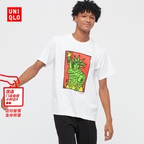 Uuchu Mens clothing (UT) Keith Haring printed T-shirt (short sleeves) 445595