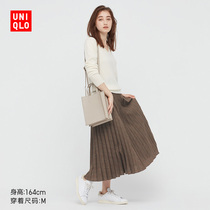 UNIQLO womens organ pleated skirt (early Autumn half skirt) 439491 UNIQLO