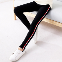 Children hit bottom pants 2022 spring girl pencil pants elastic girl spring and autumn long pants for large childrens sports pants outside