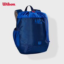 Wilson Wilson Wins NBA Series New Basketball Bag Blue Large Capacity Brief LOGO Beamline Double Shoulder Bag