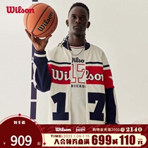 Wilson Wilson Wilson official mens baseball uniform autumn and winter New color sports casual warm coat