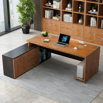 Office desk and chair combination Office desk Office large desk Manager supervisor President table Boss table Simple and modern