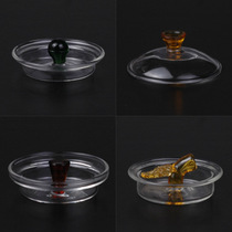 Glass lid High borosilicate heat-resistant glass lid tea cup lid cooking teapot kettle kettle lid boiling water lid