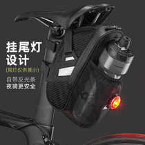 Rock Brother bicycle kettle bag tail bag Mountain road bike folding car back seat riding saddle bag accessories