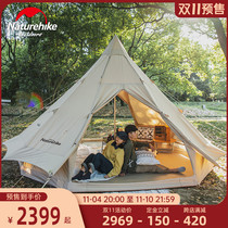 (The Double 11 pre-sale) nuo ke tent outdoor camping thickened Indian light luxury camping cotton great Lang