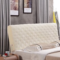 Bed head cover 1 8m bed 1 5 meters simple modern protective cover all-inclusive curved fabric disassembly and washing dust cover