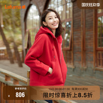 LAFUMA Leify leaf outdoor fleece womens loose fleece fleece top double-faced velvet coat LFJA0CR86