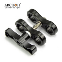 ARCHON Aotong Z05 diving photography fill light accessories two-hole butterfly clip connection bracket Two-hole ball clip