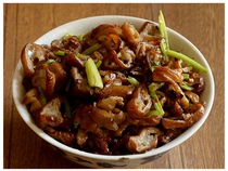 Half a catty of smoked wax large intestine Hunan specialty handmade farmhouse homemade native sausage wax pig intestines bacon fat sausage