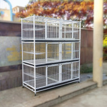 Cat cage Cat breeding cage Three-layer cat cage Breeding cage Breeding cage Cat house Cat cage breeding double-layer household pigeon cage