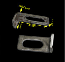 Corner Code Right Angle Corner Horse Partition Corner Yard furniture connector 43 * 20mm small rounded corner small number
