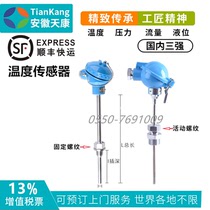 (Anhui Tiankang) armored thermocouple WRNK-230 platinum thermal resistance K-type E-indexing temperature sensor