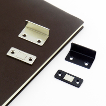 Furniture Hardware Wardrobe Door Magnetic Suction Inner Open Cabinet Door Strong Magnetic Plate Right Angle 3m Self Adhesive Door Touching Bead Sand Silver Black