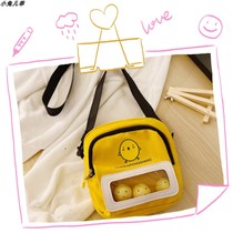 2021 new cute chicken casual canvas bag fashion trend childrens mini bag student shoulder messenger bag