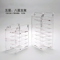 Mobile hard disk box solid state SSD hard drive bay transparent multi hard disk shelf multi hard disk case overlay diy