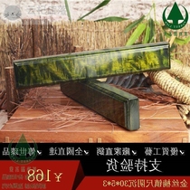 Xianzuo Xianzuo precious solid wood Golden silk Nanzhen ruler antique gloomy wood high-end