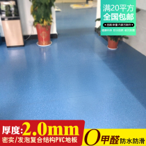 Pvc plastic floor mat non-slip coil plastic floor sticker waterproof wear-resistant decorative cement blank room sticker