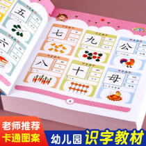 Childrens literacy book Kindergarten picture literacy card 2180 word Zhuyin picture book 2-3-4-6-year-old baby early education