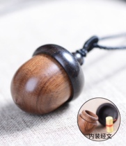 Pet commemorative ACORN pendant necklace cats and dogs and other hair Ashes teeth feather scales collection