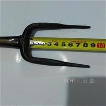  Length 95cm Weight 445g or so Stove fork fire K fork Iron fork rural earth stove fire appliances