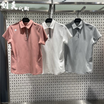 DESCENTE di Sante POLO Women 2022 Summer womens sports speed dry short sleeve POLO shirt D2232TPS34