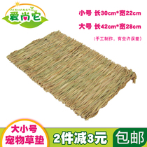 Dragon Cat Dutch Pig Rabbit Grass Pad Winter Warm Summer Cool Mat Pet Supplies Guinea Pig Groundhog Pet Supplies