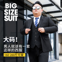 Big code suit man suit Gats up and grooming suit Western suit Fat son Business is loose for a new groom wedding gown