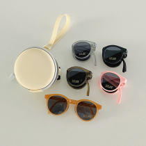 Ultra Light Foldable Children Sunglasses Sunglasses Boy Polarized Glasses Summer Anti-UV Girl Baby Sun Shade