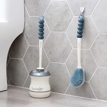 Toilet brush household no dead corner washing toilet cleaning brush artifact with base new high-end light luxury style super easy to use