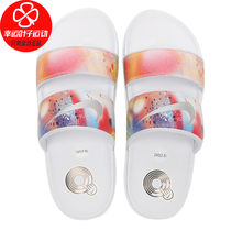 Nike Nike printed cool women 2021 autumn new non-slip casual casual one-word drag outside wear sports Beach slippers