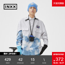 (INXX)STAND BY winter trendy brand loose print long sleeve shirt casual fashion couple top