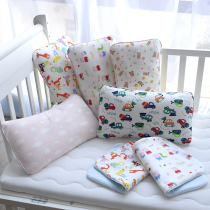 Baby Boy Nursery Cotton Pillow 0-1-3 Year Old Newborn Baby Styling Pillow Four Seasons Breathable Pure Cotton Pillowcase
