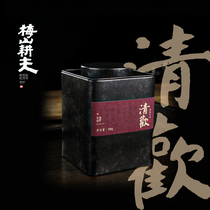 Shangxin Qinghuan 2016 Wilderness Golden Flower Poria Brick Tea Qinya Heart Spleen Clean Clean Anhua Black Tea