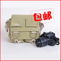 New National Geographic NG2345 shoulder photography bag 700D D5500 camera bag driftwood 7621 canvas bag