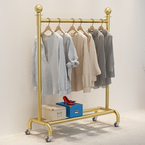Single rod clothes drying rod Clothes drying rack Bedroom floor hanger Clothes hanging rod Balcony clothes storage drying rack