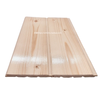 Paint-free sauna board gusset ceiling material indoor wall panel Pinus sylvestris anticorrosive wood decoration balcony solid wood panel