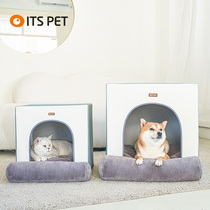 ITSPET square house small dog pet dog house indoor autumn and winter warm kennel cat den can be removed and washed