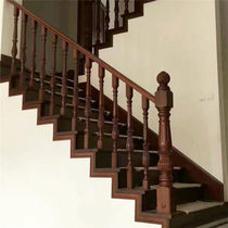Single step staircase Rosewood BK-02 log small column one meter