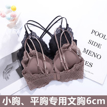 Small chest flat chest special bra beautiful back deep V sexy small a Cup gathering artifact super thick underwear women bra